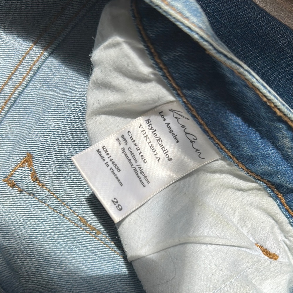 KanCan Blue Skinny Distressed Jeans - Picture 3 of 5